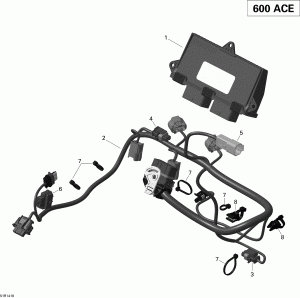 10- ��������� ���� �������� � Electronic Module (10- Engine Harness And Electronic Module)