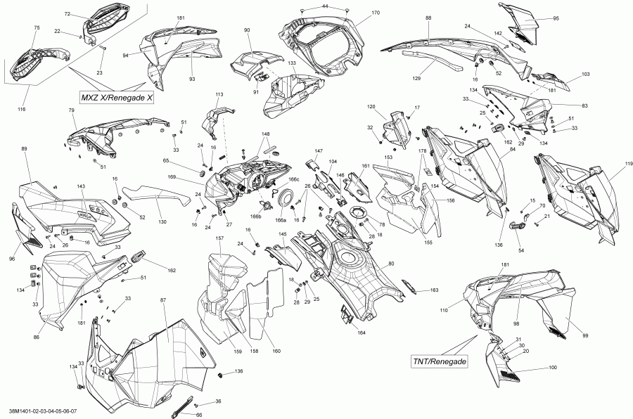 Skidoo RENEGADE X 800RETEC XS, 2014 - �����, ������� ������ � �������