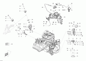 01- ��������� � ��������� S����port (01- Engine And Engine Support)