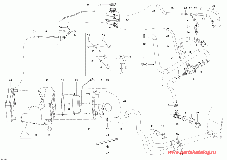snowmobile SKIDOO - Cooling System
