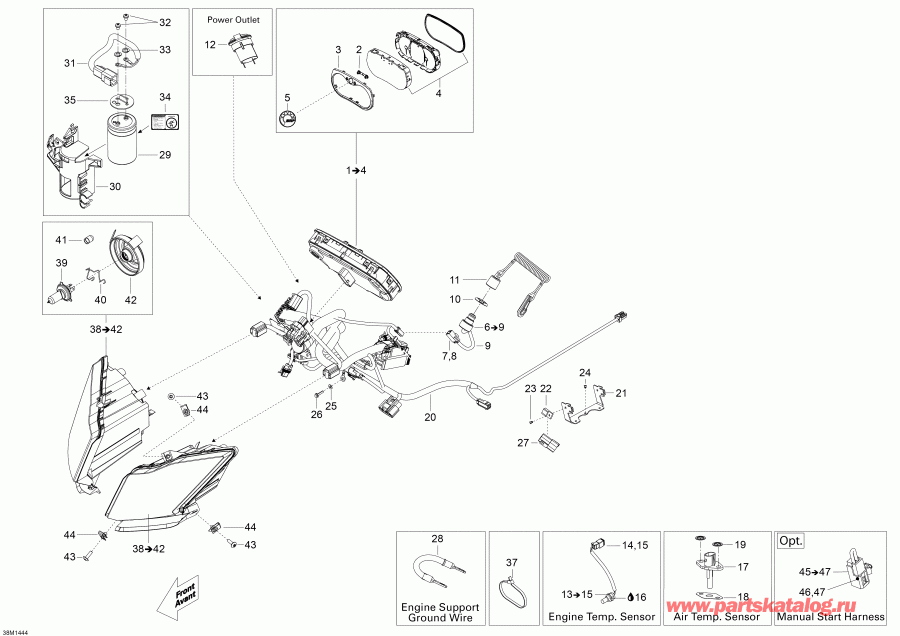 Skandic WT 600HOETEC XU, 2014 -  System
