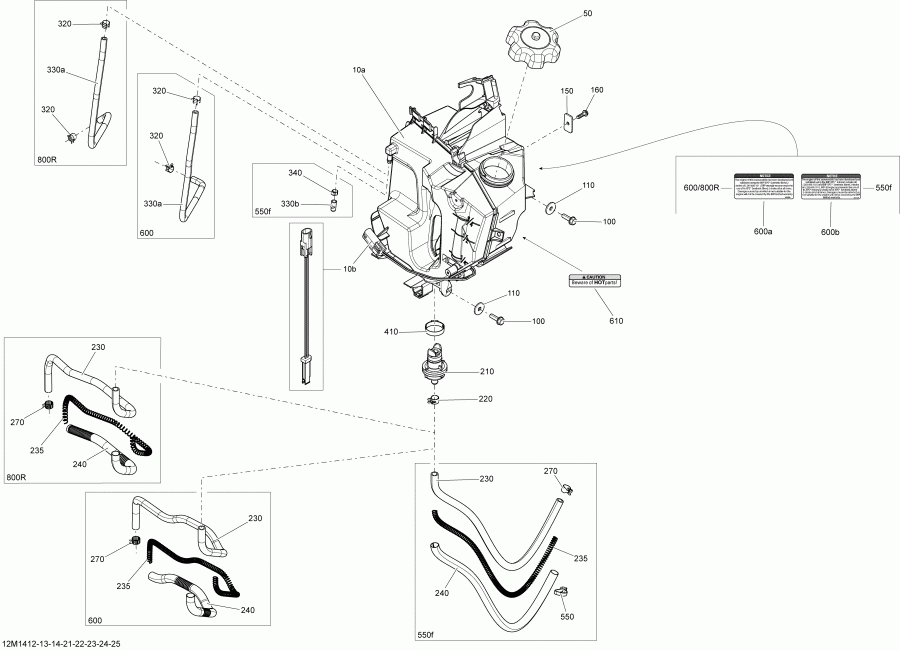 ski-doo TUNDRA SPORT 550F XP, 2014 - Oil System