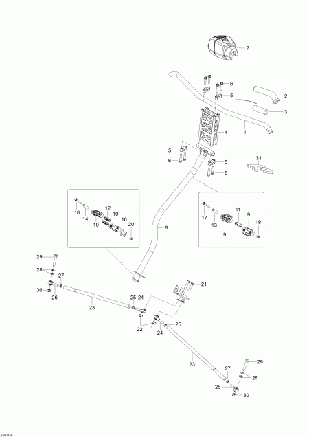 �������� SKIDOO TUNDRA WT 550F RER XU, 2014 - Steering