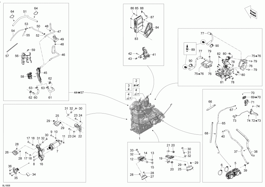  SKIDOO EXPEDITION SE 600HO E-TEC, 2018  -  Expedition 600ho E-tec