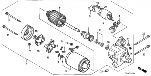 E-21-1   (Gx620K1) (E-21-1 Starter Motor (Gx620K1))