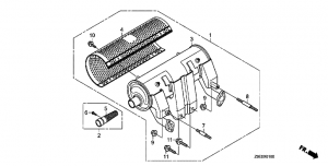 EOP-1 Muffler Kit (.-R) (EOP-1 Muffler Kit (Hight Right))