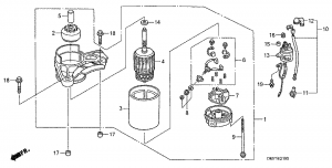 B-14  (B-14 Starter Motor)