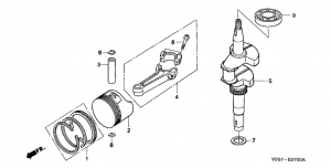 E-07  /  (Hrd535K2/536K2/K3/K4) (E-07 Crankshaft / Piston (Hrd535K2/536K2/K3/K4))