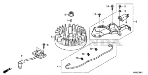 E-19-1  /   (2) (E-19-1 Flywheel / Ignition Cool (2))