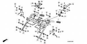 F-01    (F-01 Handlebar (Upper) Diagram and Parts)