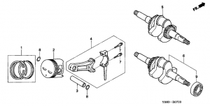 E-07  /  (E-07 Crankshaft / Piston)