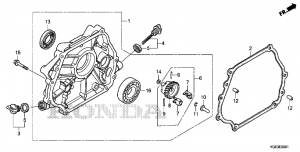 E-06-1   (2) (E-06-1 Crankcase Cover (2))