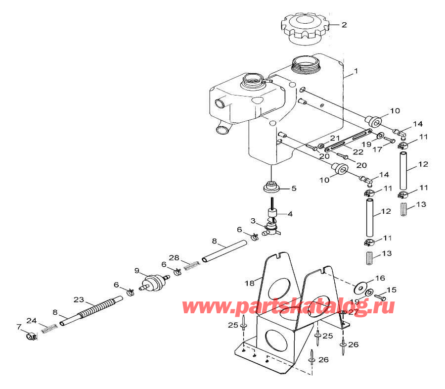 Snowmobile lynx  - Engine Mount Plate /   