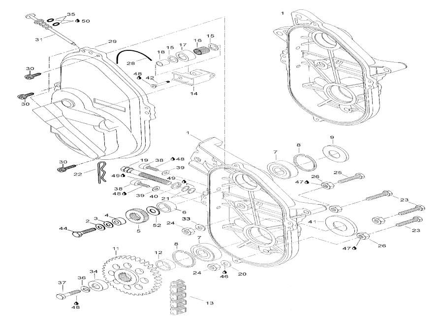 Snowmobile �����  - �������� ��� / Oil Tank