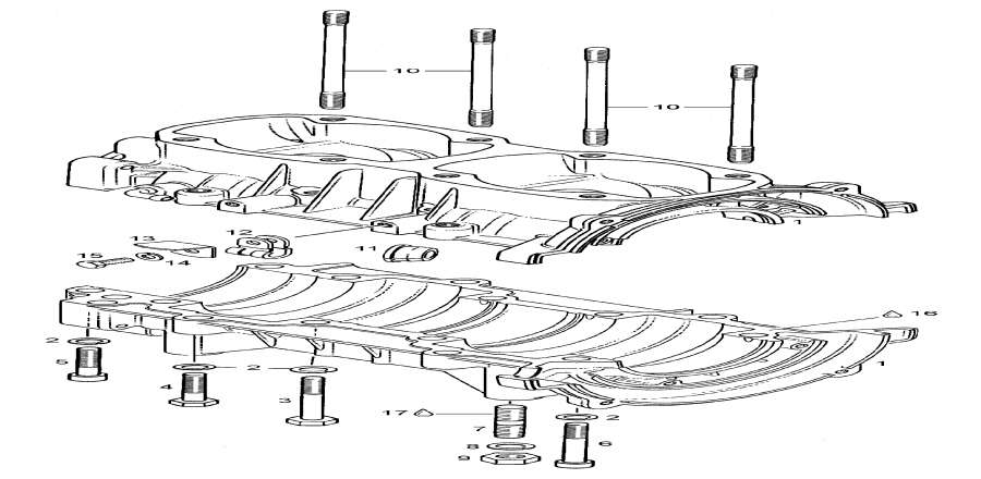 Snowmobiles lynx  - Crankcase /  