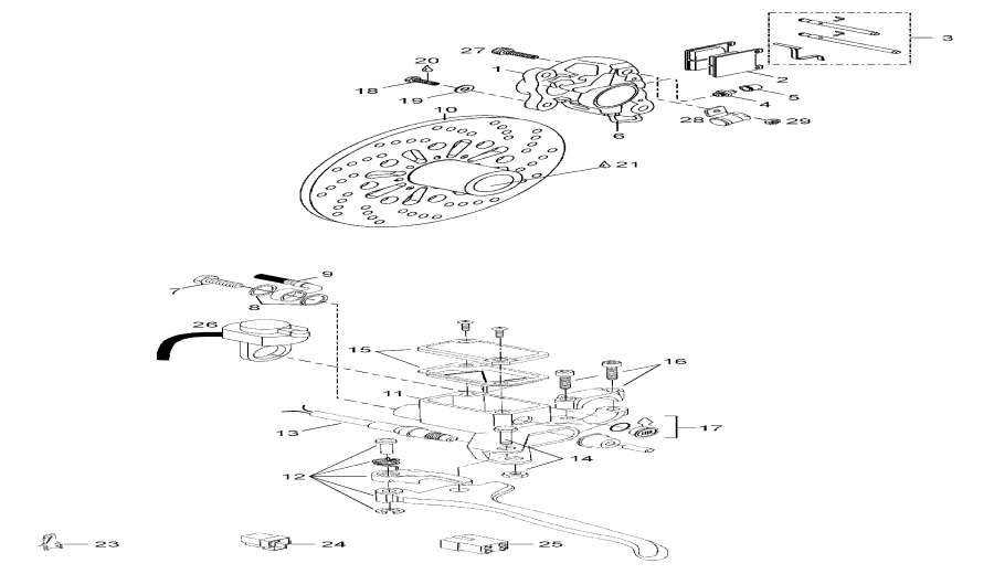 Snowmobiles lynx  -  / Clutch