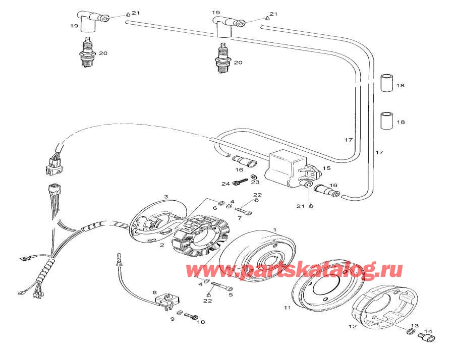 Snow mobile Lynx  - Rewind  / Rewind Starter