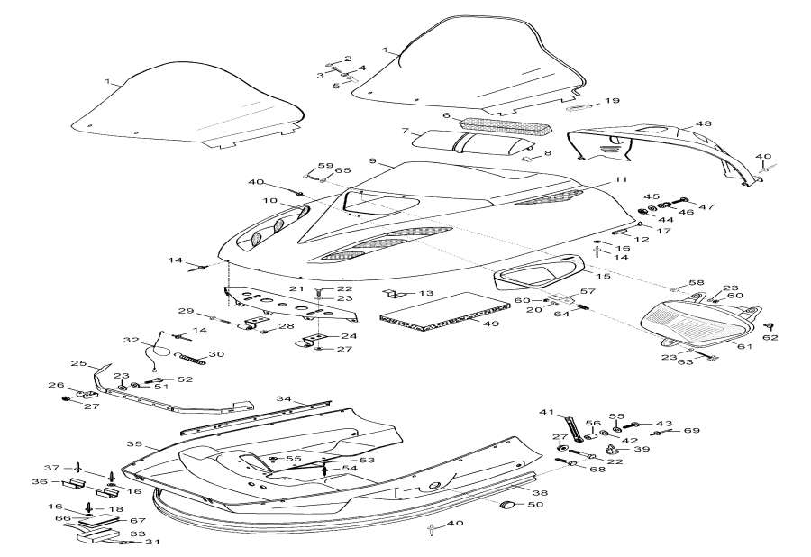 Snowmobiles lynx  -  