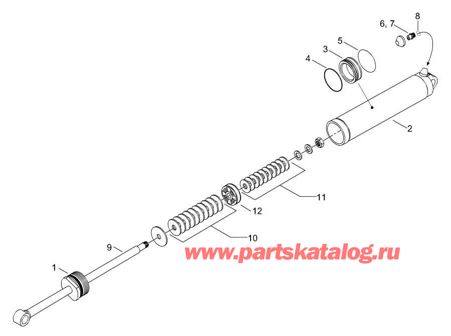 Snowmobiles lynx  - Rear Suspension