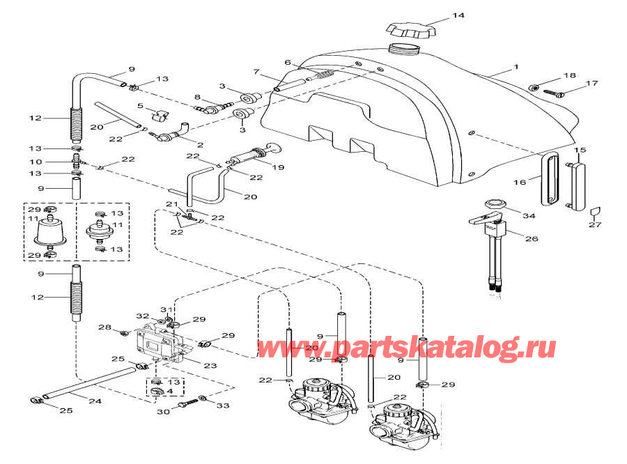 Snowmobile   - Brake Assy