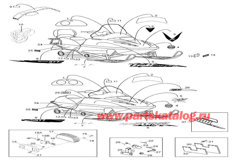 Snowmobiles   -  - Decals