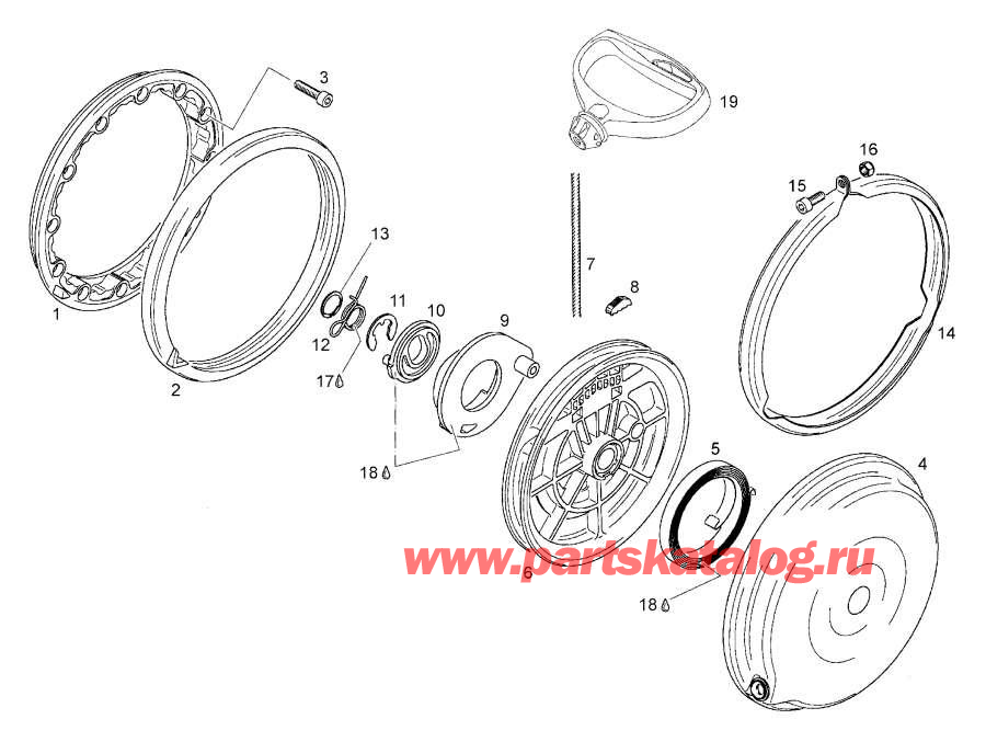 Snowmobile Lynx  - �������������� - Electric Starter