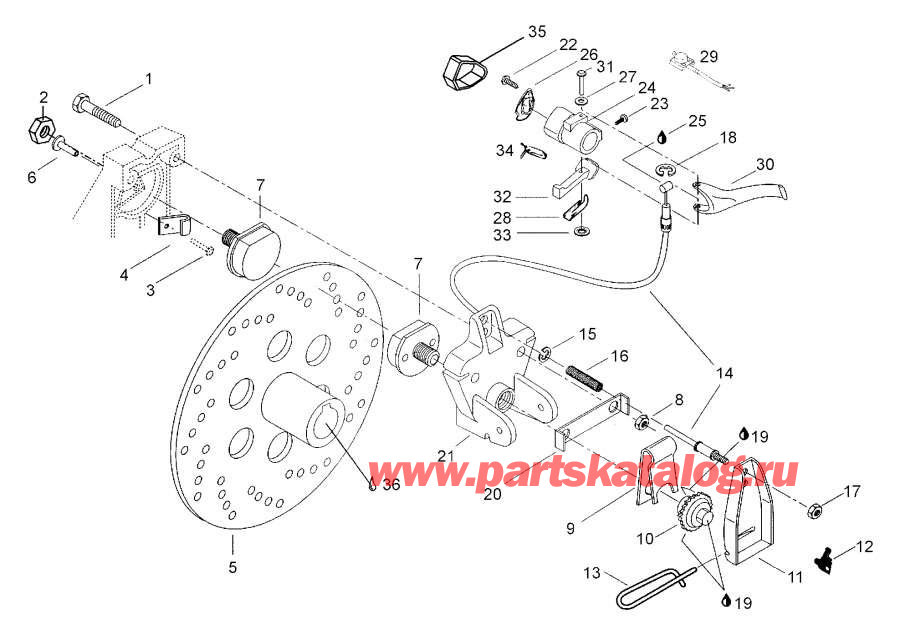 Snow mobile Lynx  - Clutch - 