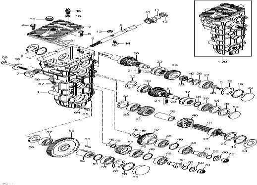 Snowmobile lynx  - Transmission - 