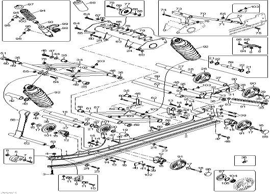 Snowmobile   - Rear Suspension -  