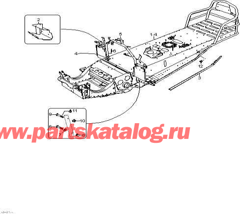 Snowmobiles Lynx  - Frame / 