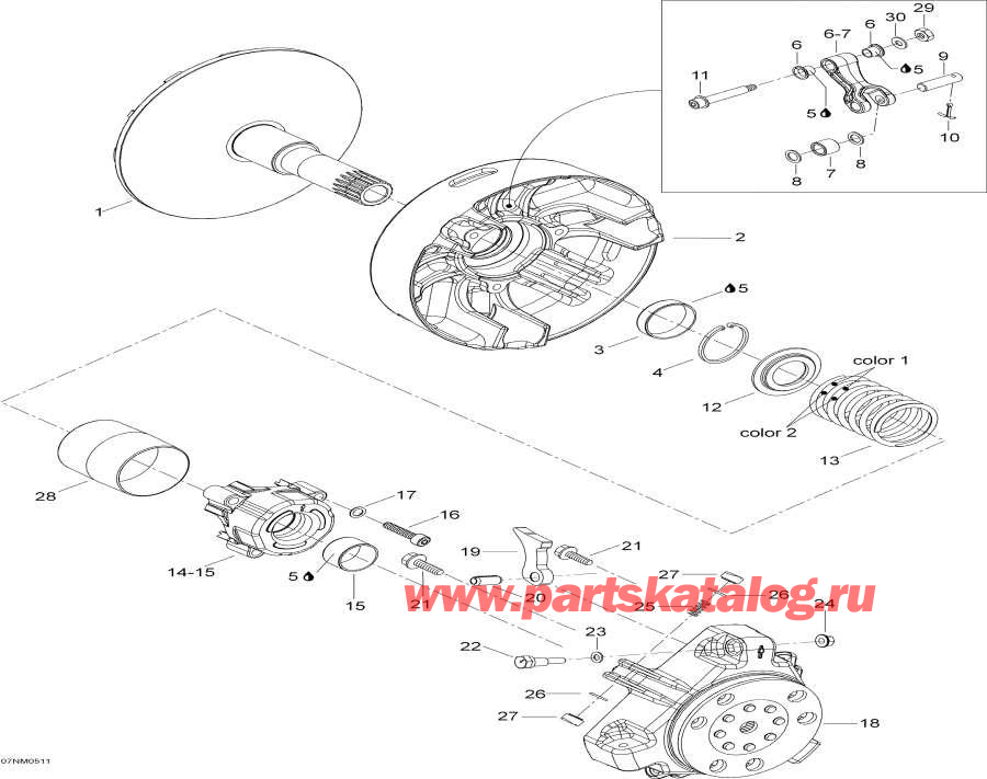 ��������� lynx  - ���� ������� - Drive Pulley