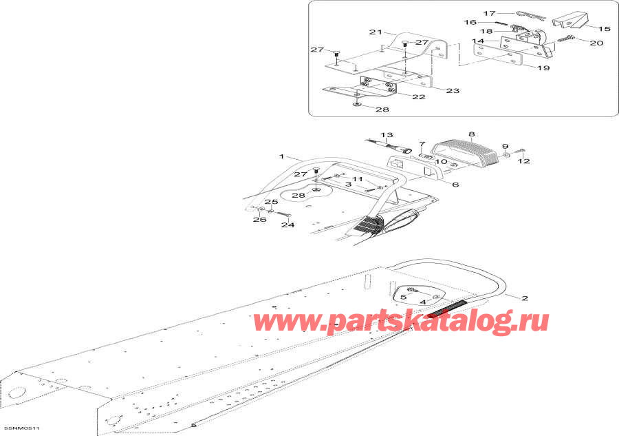 Snowmobiles Lynx  - Rack / Rack