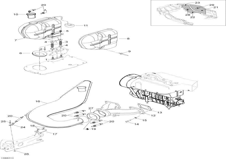    - Exhaust System, 400rc /  , 400rc