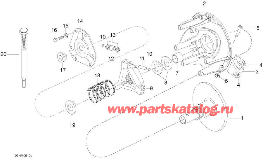 Snowmobiles   -   377 / Drive Pulley 377