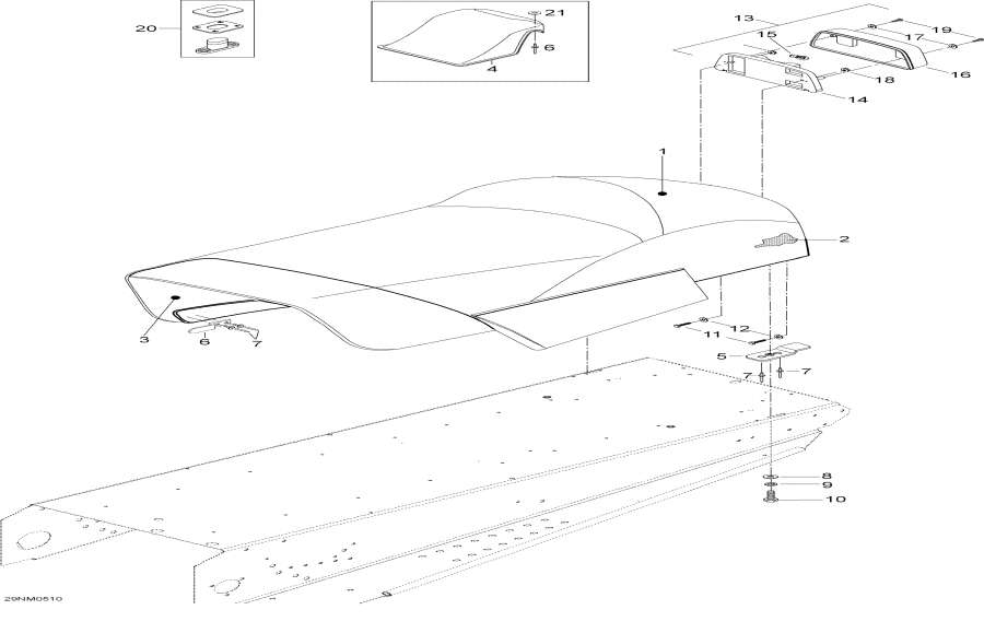 Snow mobile �����  - Seat / �����
