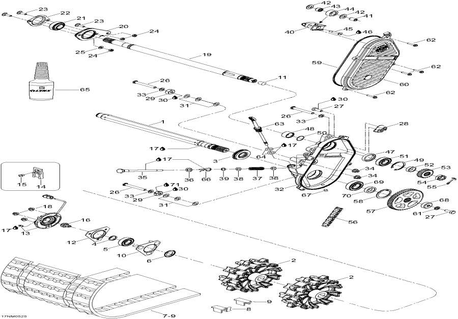 Snowmobile Lynx  - Drive System / Drive System