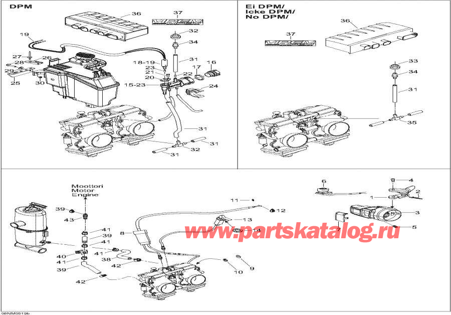 Snowmobiles lynx  -  - Engine