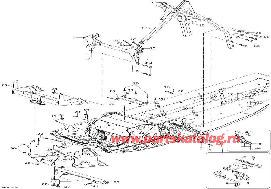 Snowmobile Lynx  - ���� � Components