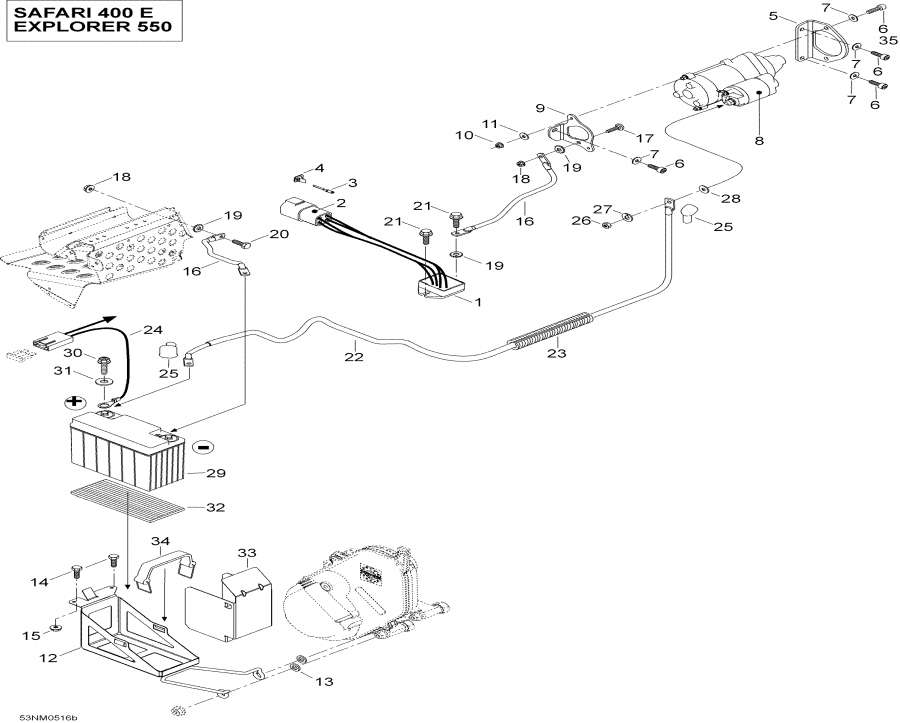 Snow mobile Lynx  - , 550 / Electric Starter, 550