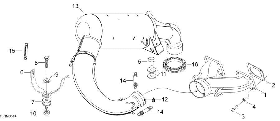 Snowmobiles   - Exhaust System -  