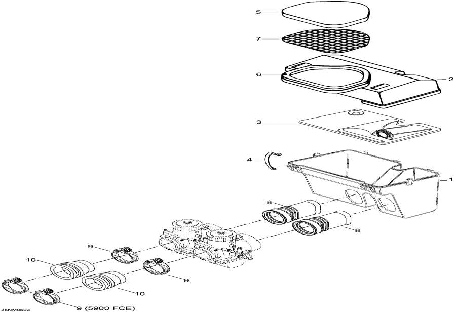    - Air Intake System, 5900fce - Air   System, 5900fce