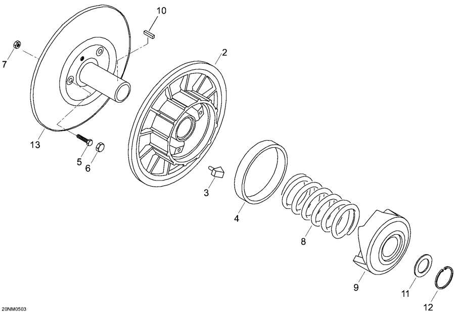    - Driven Pulley