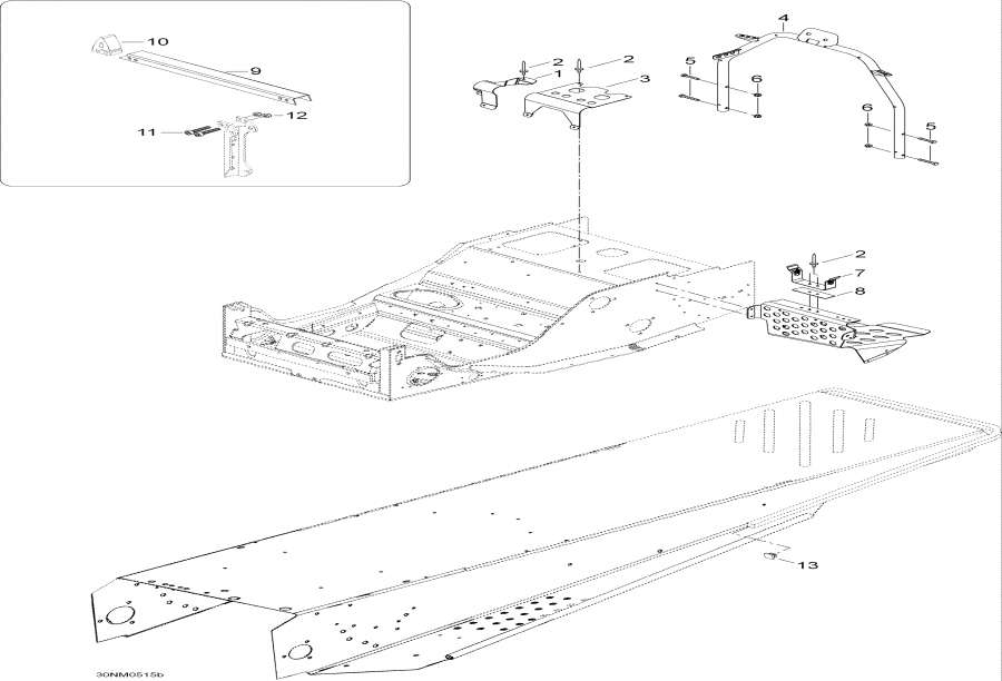 Snow mobile lynx  - Frame - 