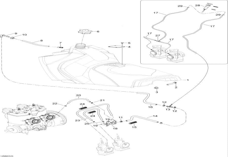 Snow mobile Lynx  - ��������� �������