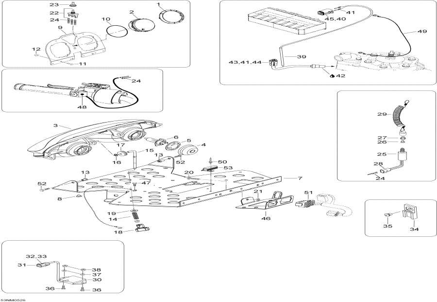 Snowmobiles Lynx  -  System / Electrical System