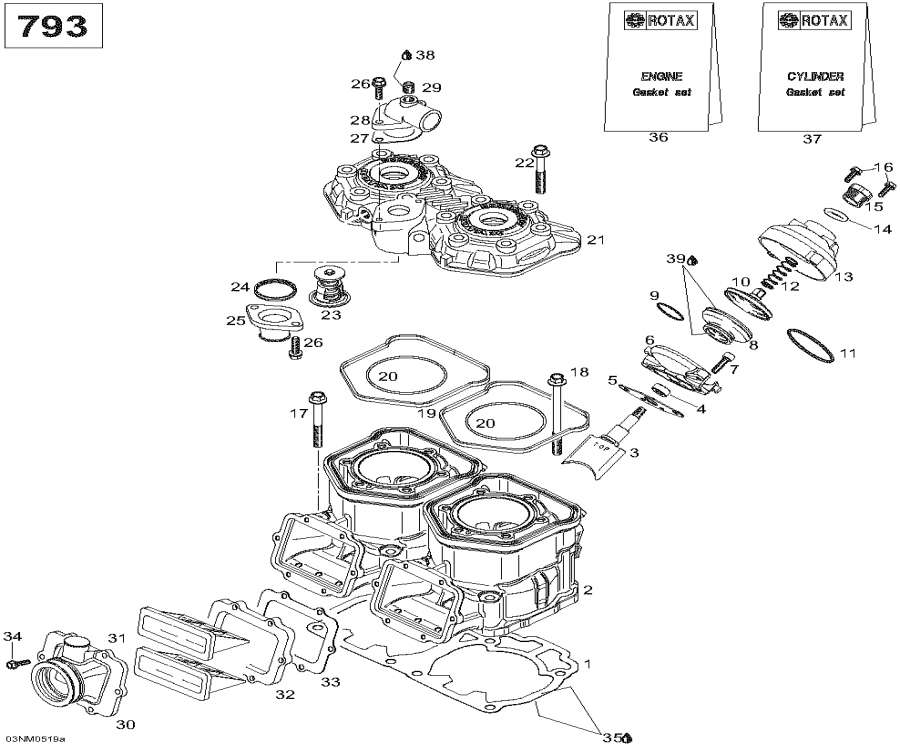 Snowmobiles Lynx  -     - Cylinder And Reed Valve