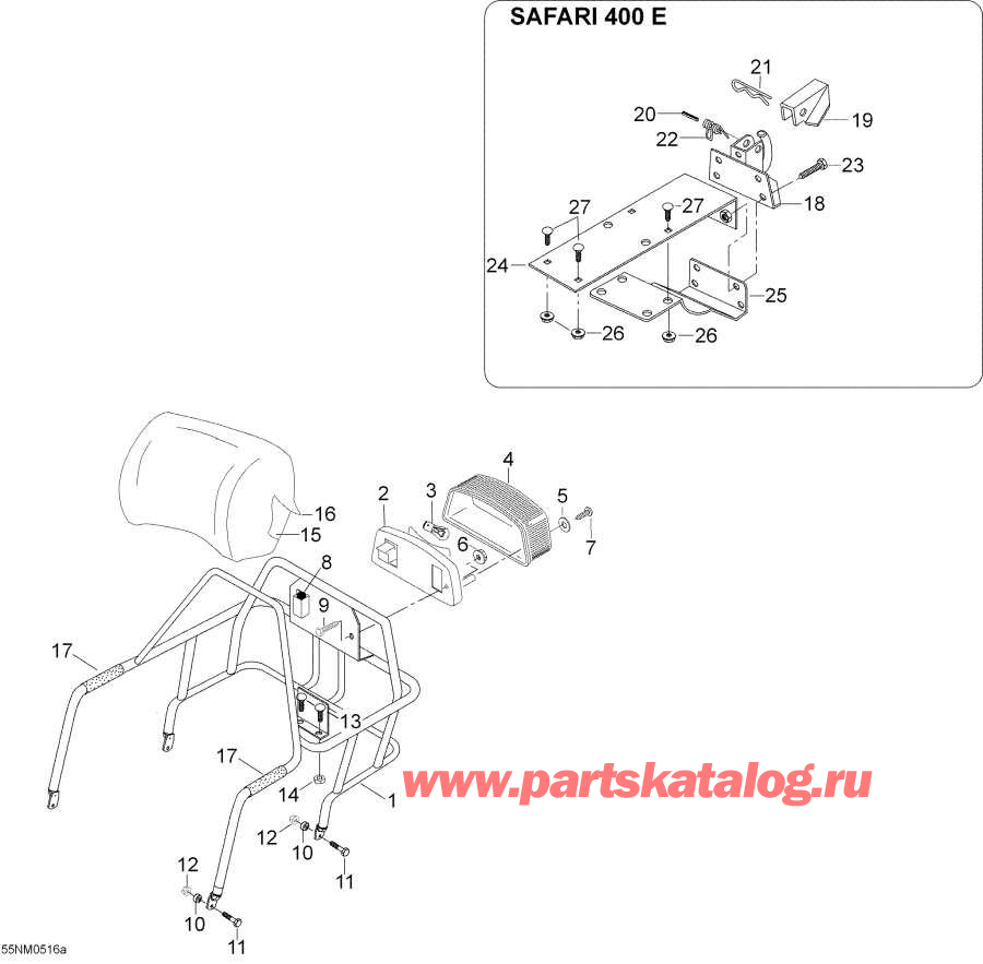 Snowmobiles   - Rack, 400