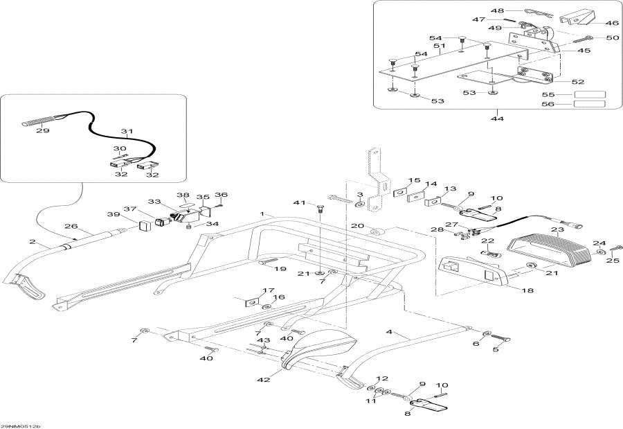 Snowmobiles   - Seat