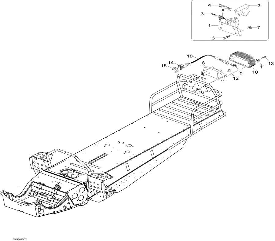 Snowmobiles   - Rack / Rack