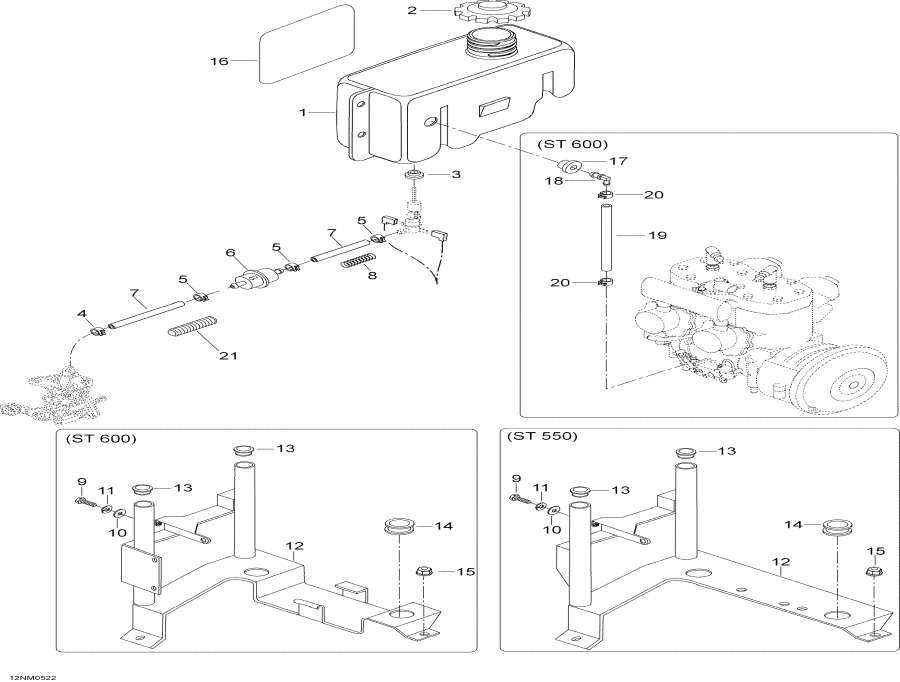 Snow mobile   - Oil System / Oil System